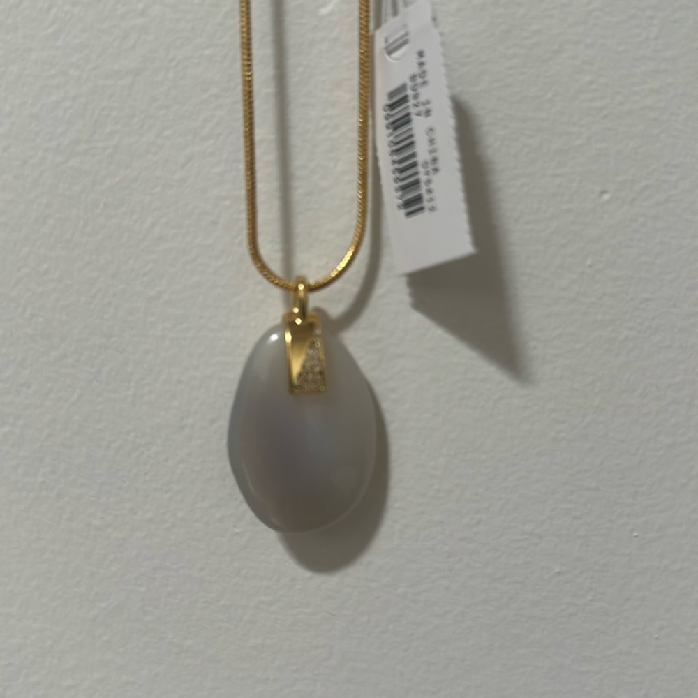 New! J.Crew, gold Town and Stone necklace adjustable